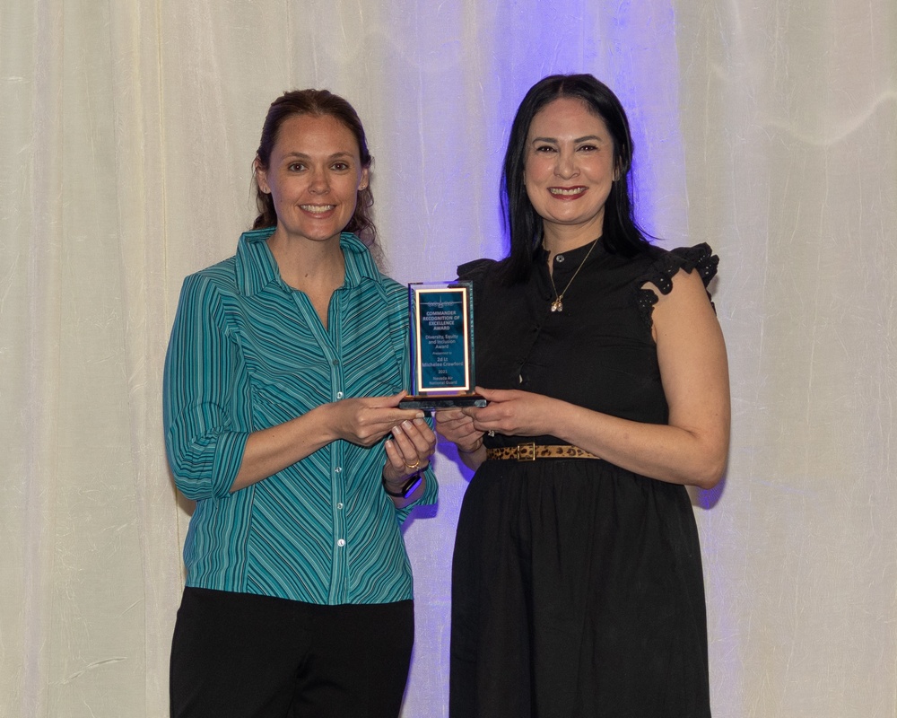 Nevada Air National Guard's 2021 Diversity Award presented to Lt. Michelee Crawford