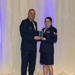 Mission Support Group Commander's Excellence award presented to Staff Sgt. Kira Beaumont of the 152nd Communications Flight