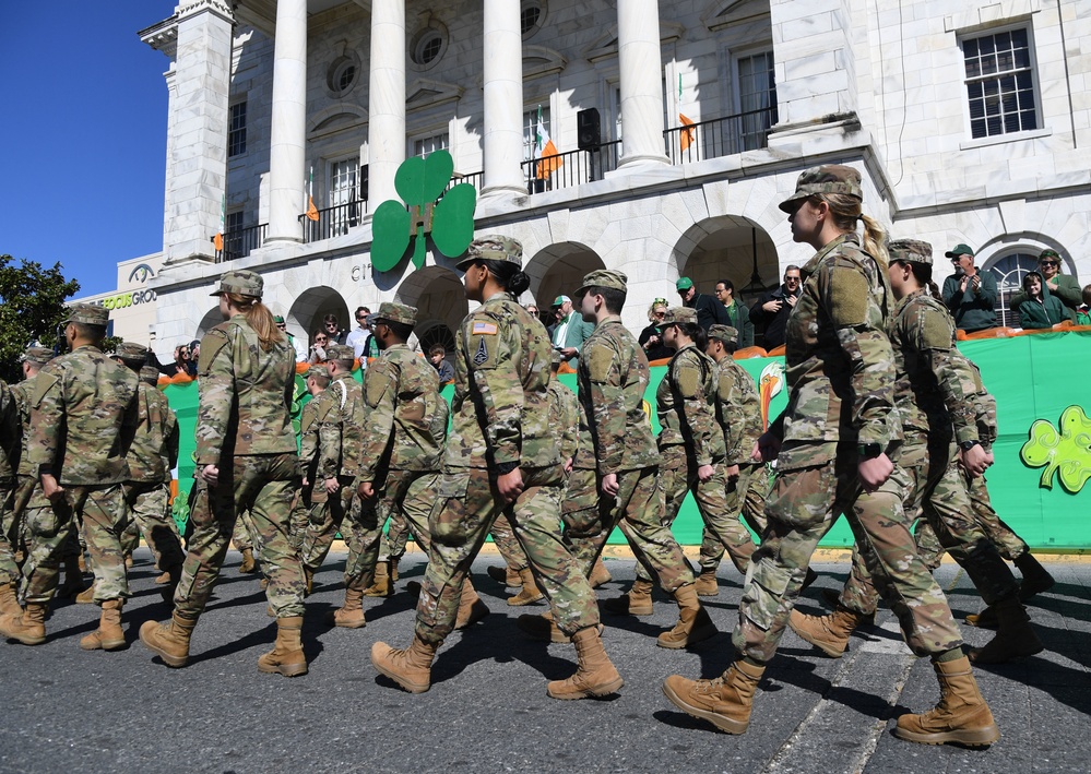 Keesler Airmen participate in local parade