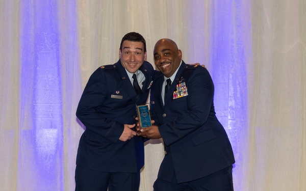 Intelligence Squadron Commander's Excellence Award presented to Maj. Shay Gilliam