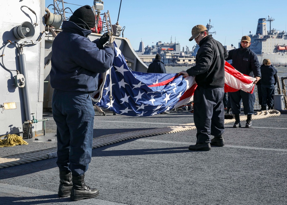 USS Porter (DDG 78) Departs Norfolk