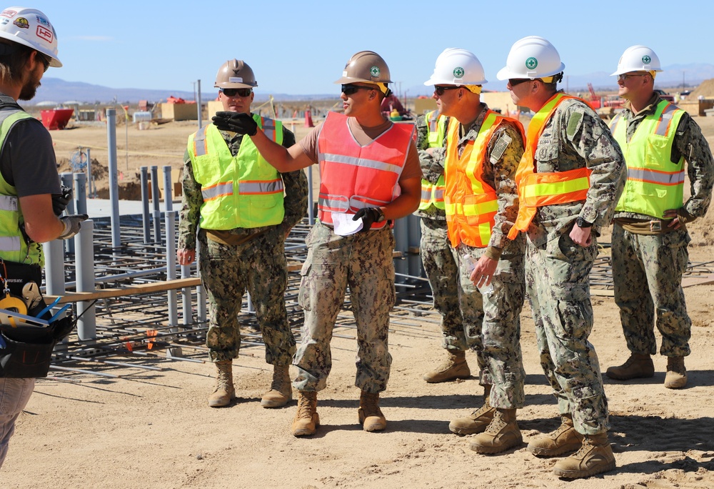 U.S. Navy Seabees with NMCB-5 participate in Seabee Skills Mentoring Program