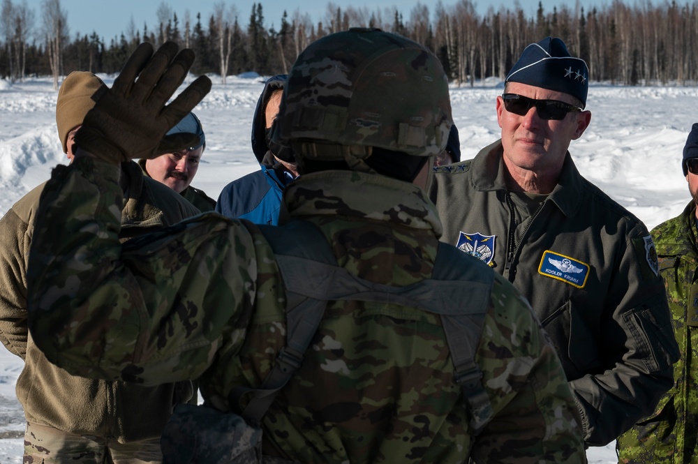 ALCOM, ANR leaders visit Eielson for ARCTIC EDGE 2022