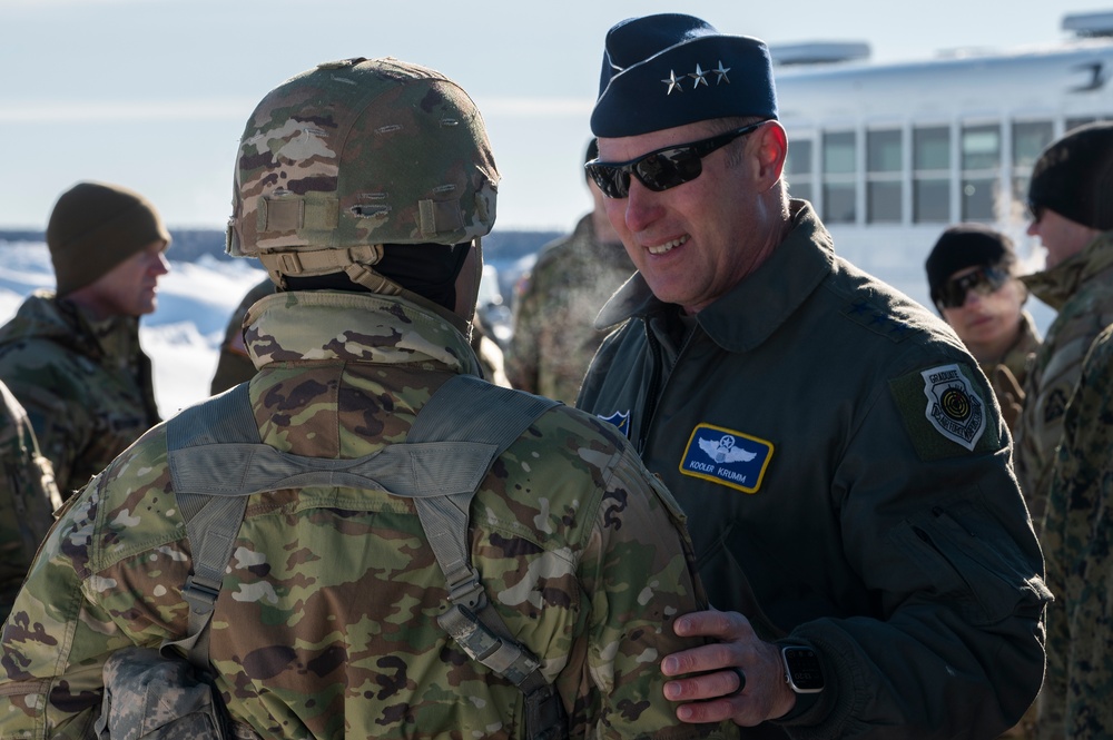 ALCOM, ANR leaders visit Eielson for AE22