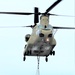 CH-47 aircrew, 89B ASC students conduct sling-load training at Fort McCoy