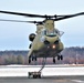 CH-47 aircrew, 89B ASC students conduct sling-load training at Fort McCoy