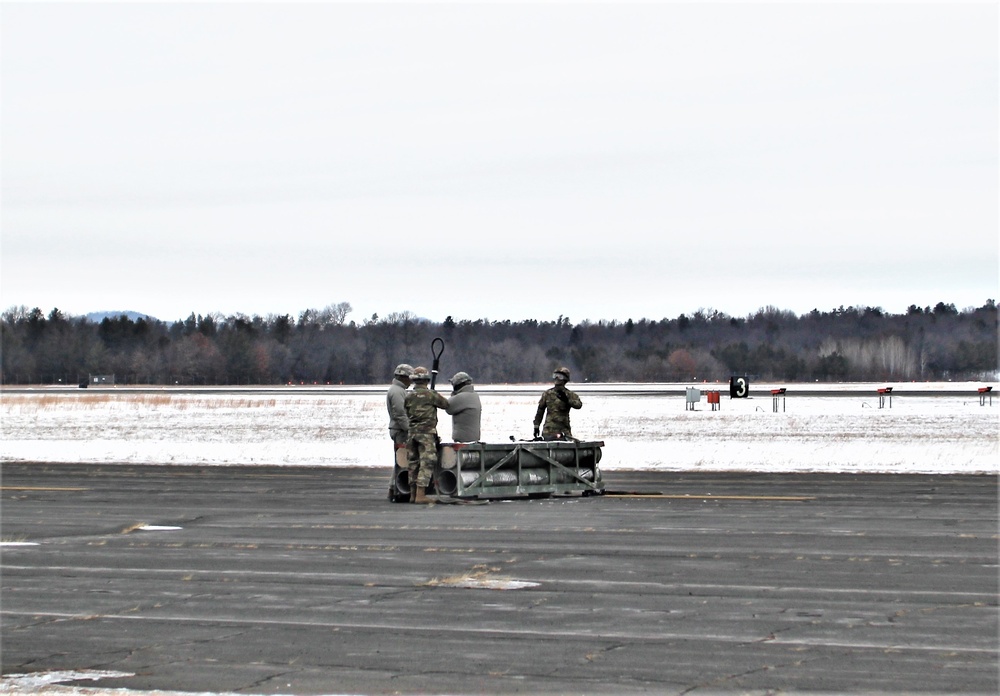 CH-47 aircrew, 89B ASC students conduct sling-load training at Fort McCoy