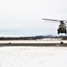 CH-47 aircrew, 89B ASC students conduct sling-load training at Fort McCoy