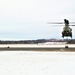 CH-47 aircrew, 89B ASC students conduct sling-load training at Fort McCoy