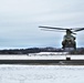 CH-47 aircrew, 89B ASC students conduct sling-load training at Fort McCoy