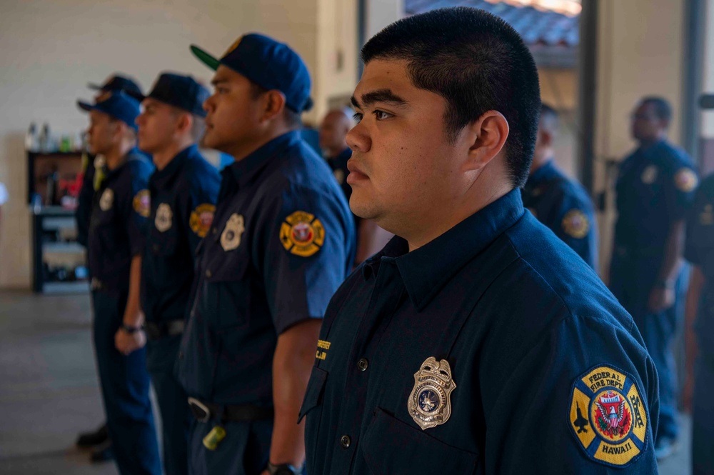 Firefighters Recognized During Ceremony