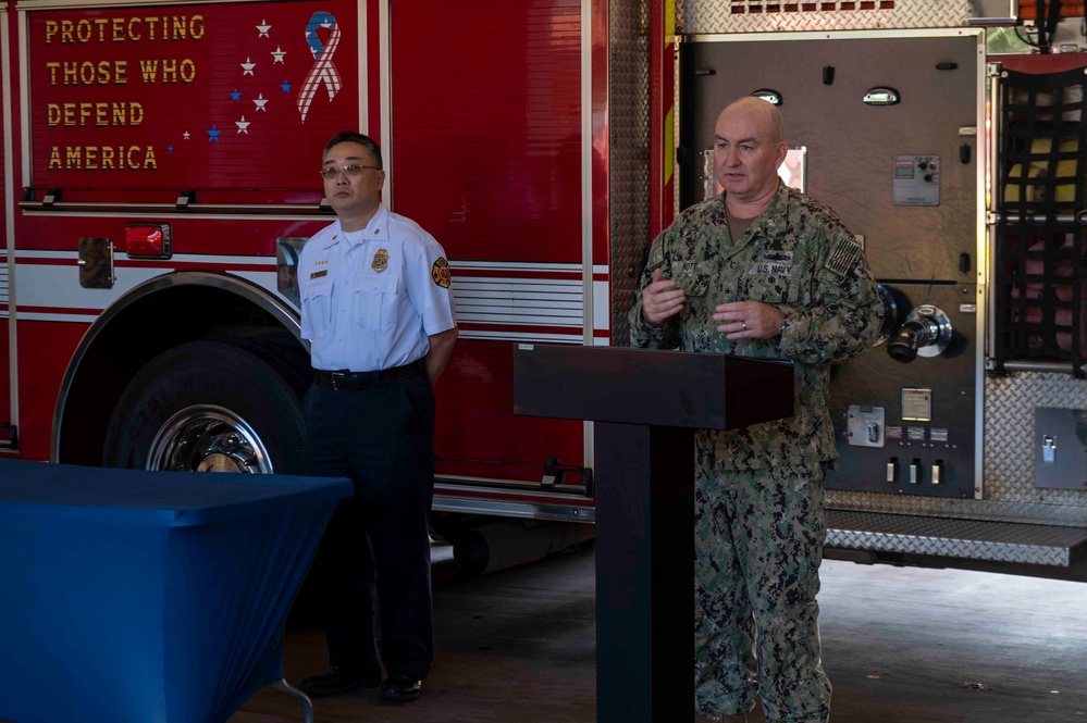 Firefighters Recognized During Ceremony