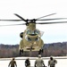 CH-47 aircrew, 89B ASC students conduct sling-load training at Fort McCoy