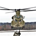 CH-47 aircrew, 89B ASC students conduct sling-load training at Fort McCoy