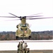 CH-47 aircrew, 89B ASC students conduct sling-load training at Fort McCoy