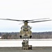 CH-47 aircrew, 89B ASC students conduct sling-load training at Fort McCoy