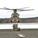 CH-47 aircrew, 89B ASC students conduct sling-load training at Fort McCoy