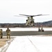 CH-47 aircrew, 89B ASC students conduct sling-load training at Fort McCoy