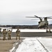 CH-47 aircrew, 89B ASC students conduct sling-load training at Fort McCoy