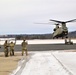 CH-47 aircrew, 89B ASC students conduct sling-load training at Fort McCoy