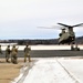 CH-47 aircrew, 89B ASC students conduct sling-load training at Fort McCoy