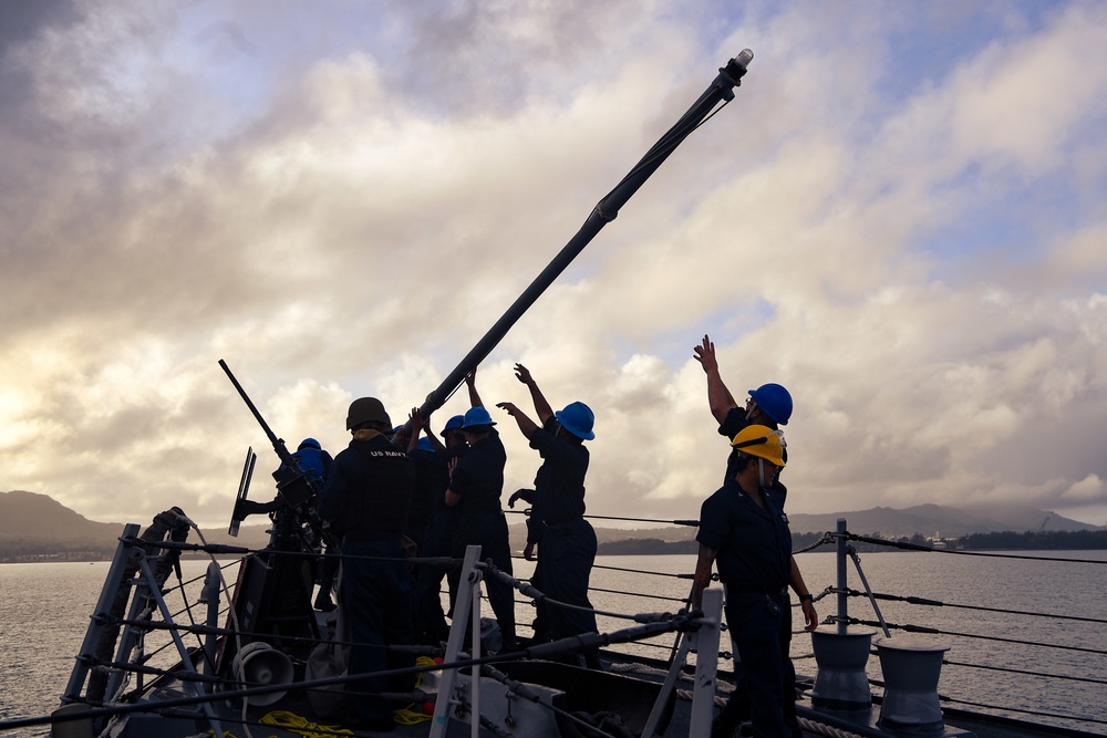 USS Momsen Sea and Anchor