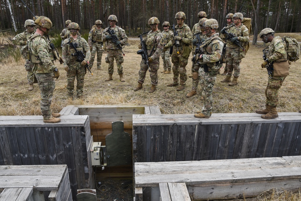 1-503rd, 173rd Airborne Brigade training at Grafenwoehr