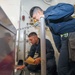 Sailors Inspect Valves During Drill