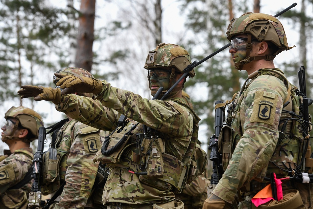 1-503rd, 173rd Airborne Brigade training at Grafenwoehr