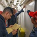 Sailors Inspect Valves During Drill