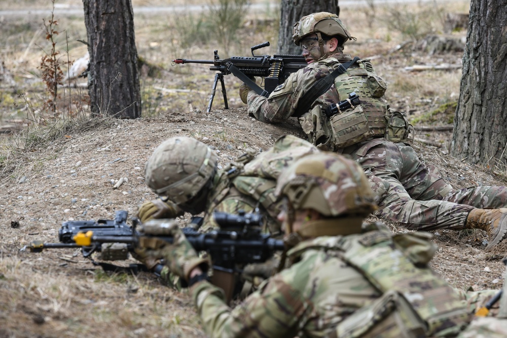 1-503rd, 173rd Airborne Brigade training at Grafenwoehr