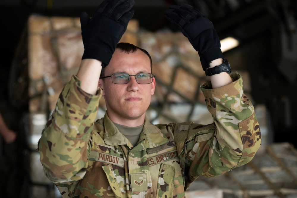 816th EAS transports cargo