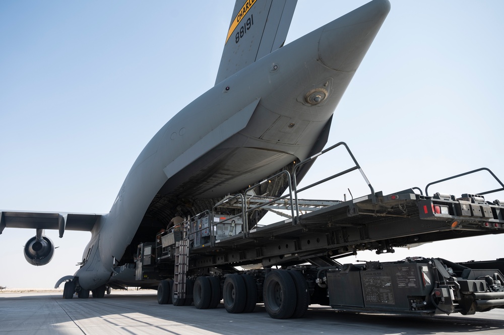 816th EAS transports cargo