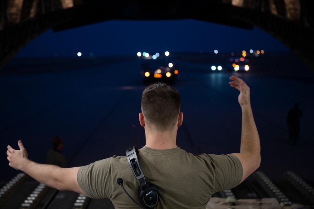 816th EAS transports cargo