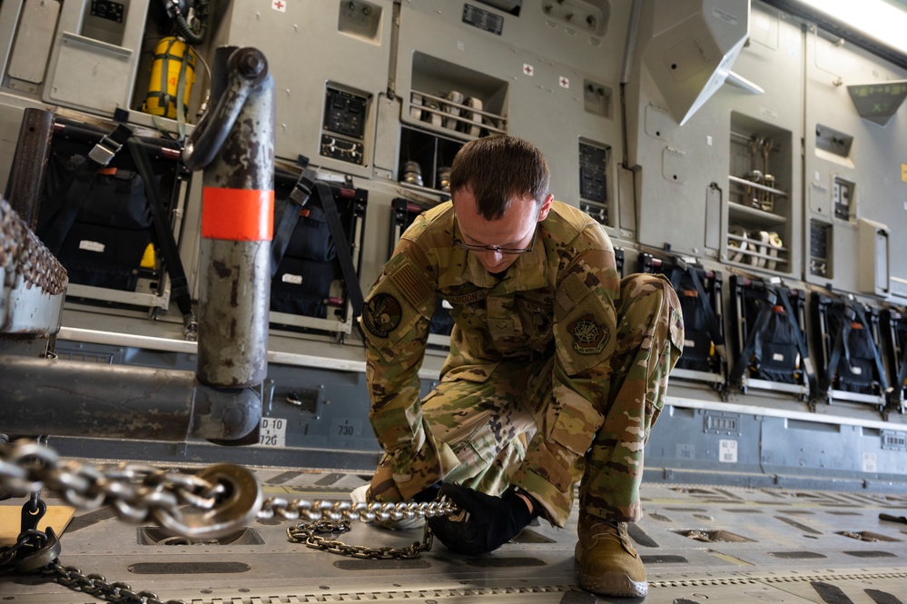 816th EAS transports cargo