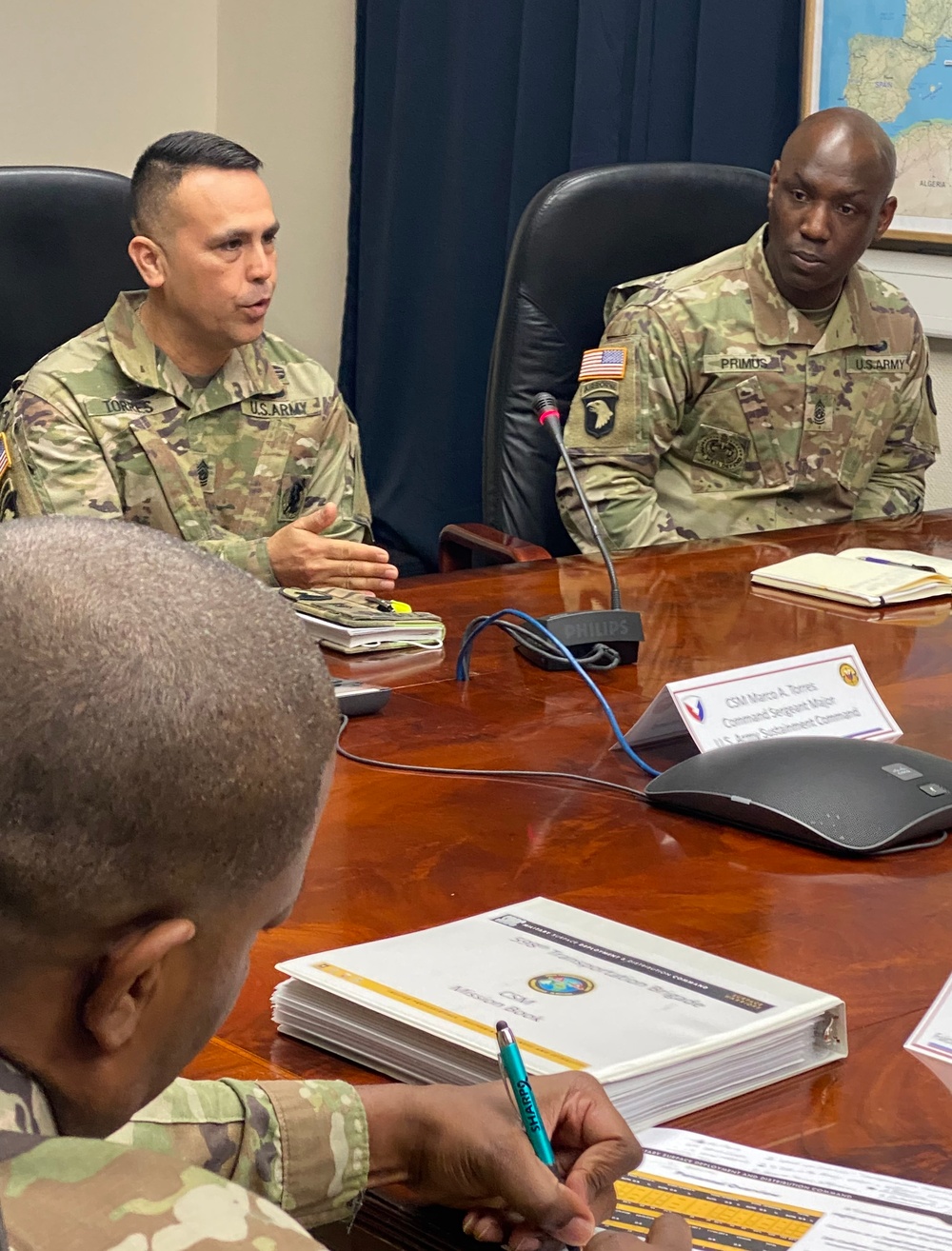Army Sustainment Command’s top enlisted leader conducts professional development in Europe