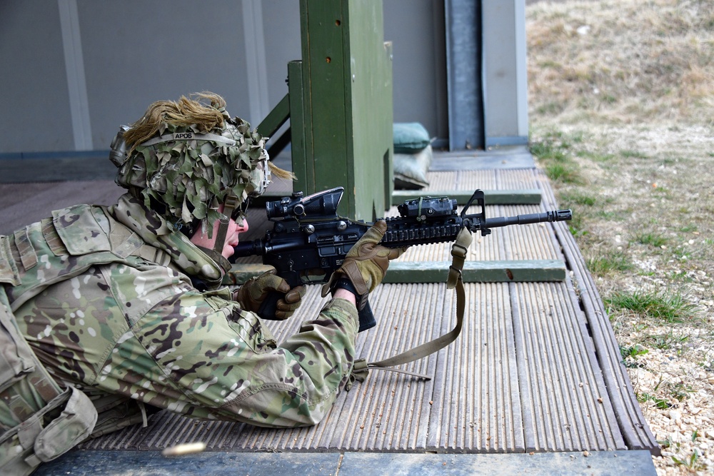 2nd Battalion, 503rd Infantry Regiment, 173rd Airborne Brigade Marksmanship Training