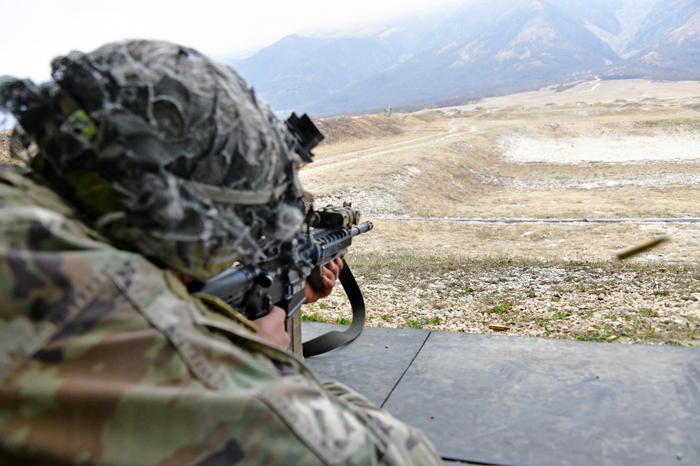 2nd Battalion, 503rd Infantry Regiment, 173rd Airborne Brigade Marksmanship Training