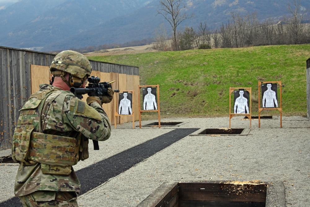 1st Battalion, 503rd Infantry Regiment, 173rd Airborne Brigade Marksmanship Training