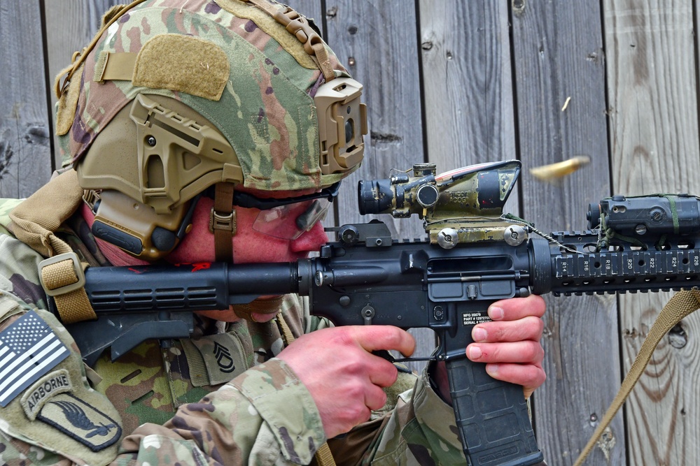 1st Battalion, 503rd Infantry Regiment, 173rd Airborne Brigade Marksmanship Training