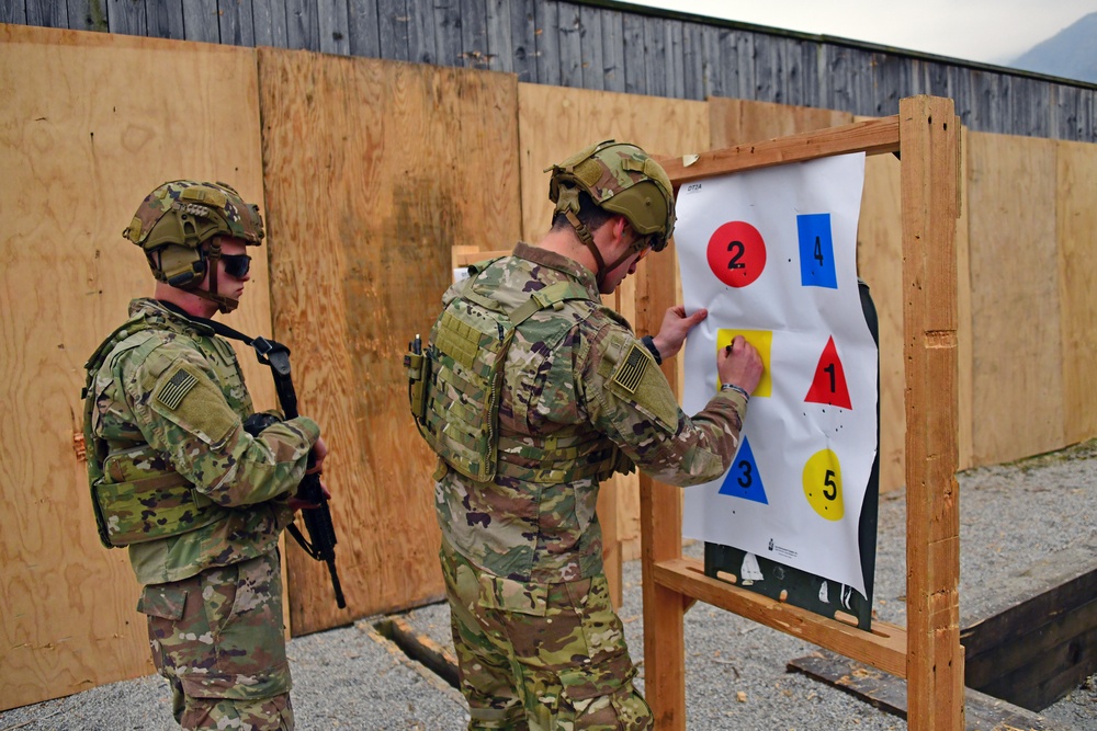 1st Battalion, 503rd Infantry Regiment, 173rd Airborne Brigade Marksmanship Training