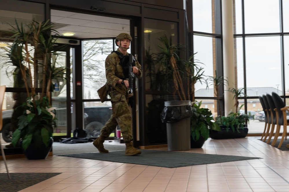 48th Security Forces Squadron conducts active shooter exercise