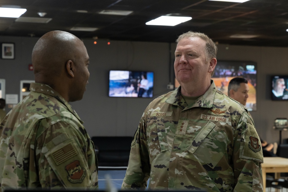 Air Force Reserve Command leadership visits Ali Al Salem Air Base March 11-12, 2022