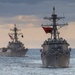 USS Porter (DDG 78) In Formation