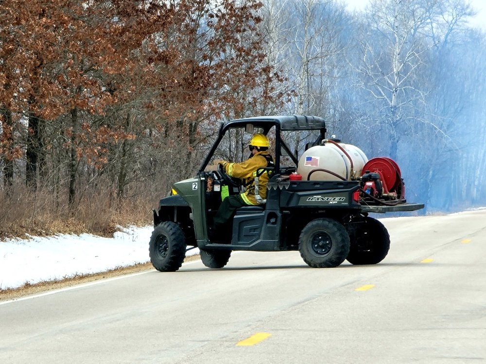 2022 prescribed burn operations at Fort McCoy