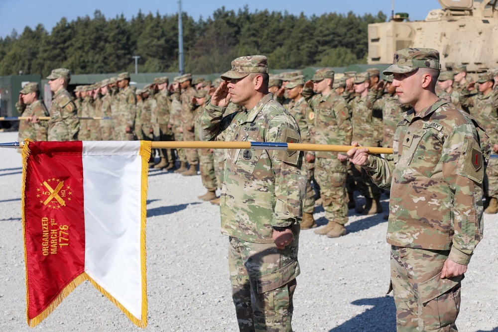 CSM Durgin steps down as 1-5FA command sergeant major