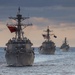 USS Porter (DDG 78) In Formation