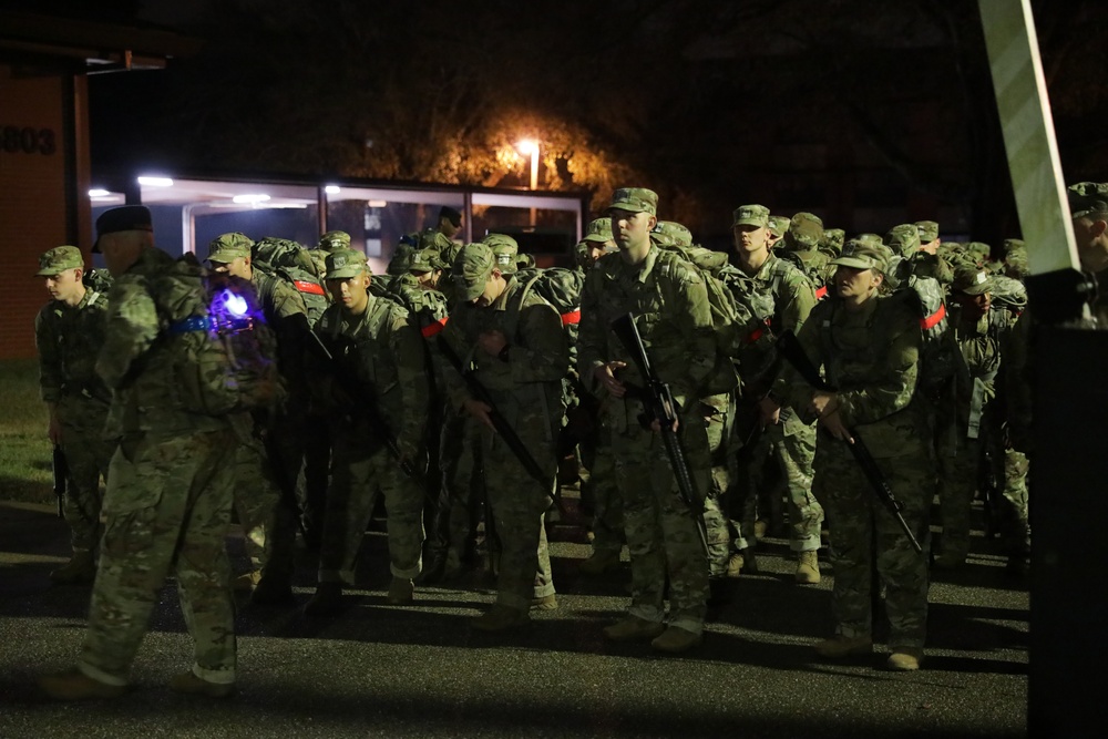 DVIDS - Images - Warrant Officer Candidates step off for ruck march ...