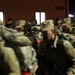 Warrant Officer Candidates step off for ruck march