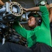 Abraham Lincoln Sailors conduct aircraft maintenance